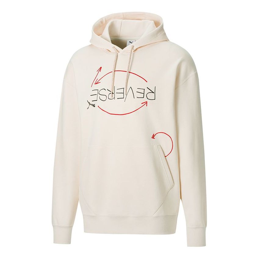 

Худи PUMA x Michael Lau Crossover Casual Sports Printing Pullover Beige 530357-75, кремовый