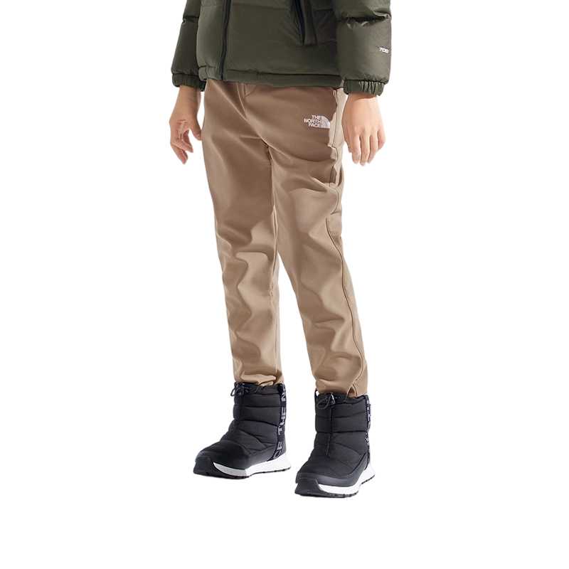 Детские спортивные штаны осень весна kids' THE NORTH FACE, мокко — фото 4
