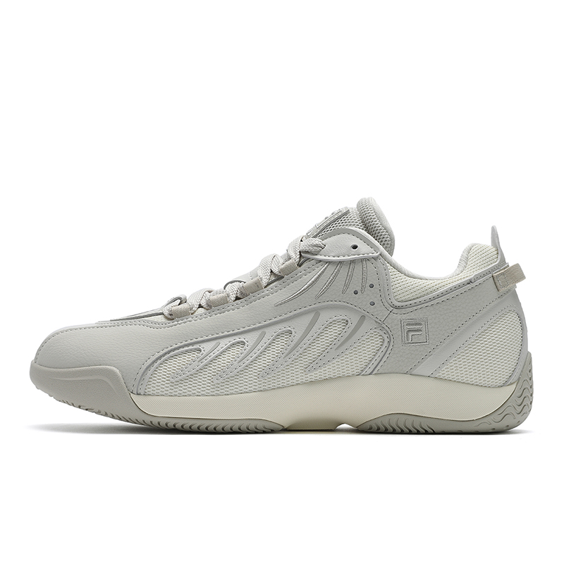 

FILA ADE2025 Износостойкие, дышащие, легкие повседневные низкие туфли для мужчин, серо-белого цвета