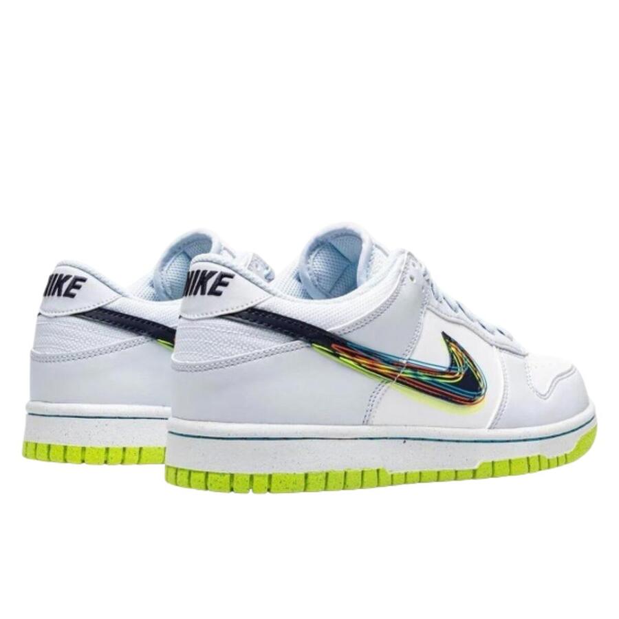 NIKE Кроссовки Dunk Low 3D Swoosh Grey — фото 3