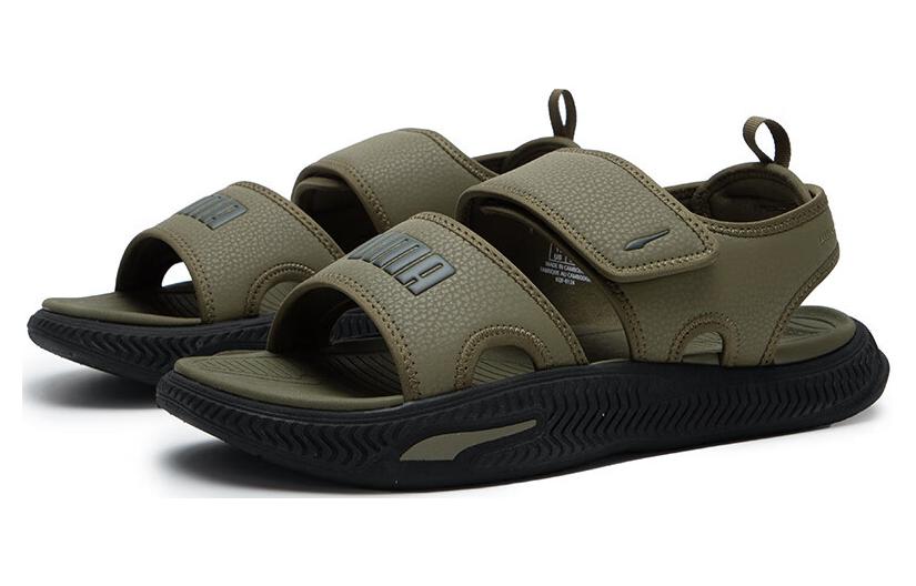 PUMA Сандалии SoftridePro Sandal 24 Beach Unisex в цвете умбра, цвет Umber — фото 3