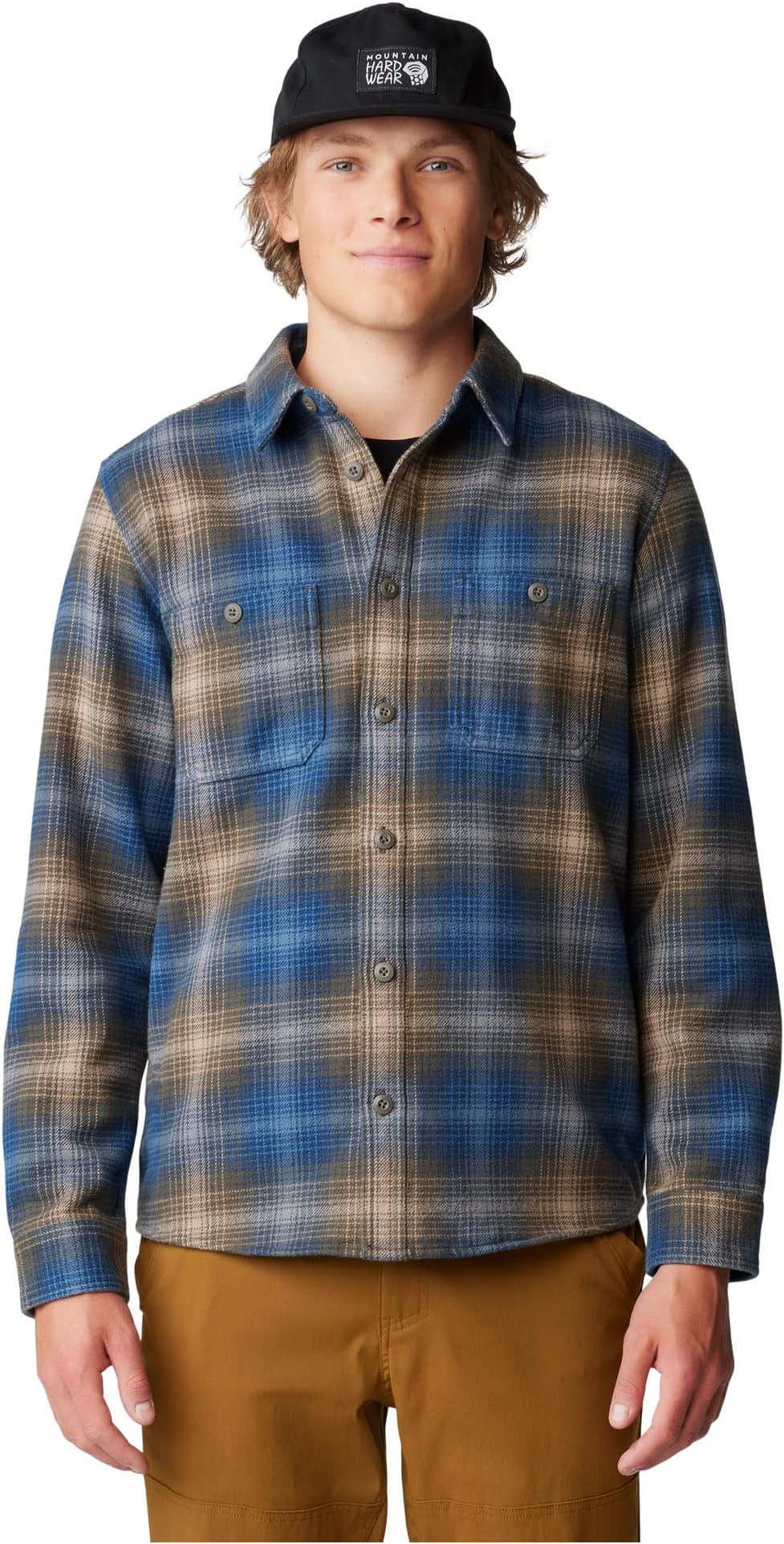 

Рубашка Mountain Hardwear Plusher Long Sleeve Shirt, цвет Ridgeline Ombre Buffalo Check Print