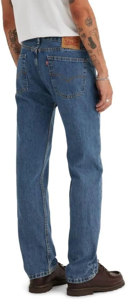 Джинсы Levi's 505 Regular Fit Medium Stonewash — фото 2