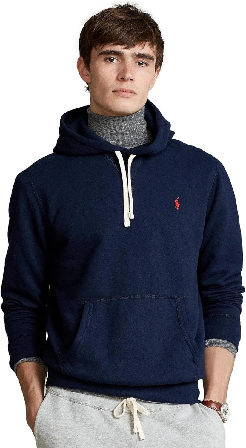 Флисовая футболка с длинным рукавом POLO RALPH LAUREN RL, темно-синий — фото 2