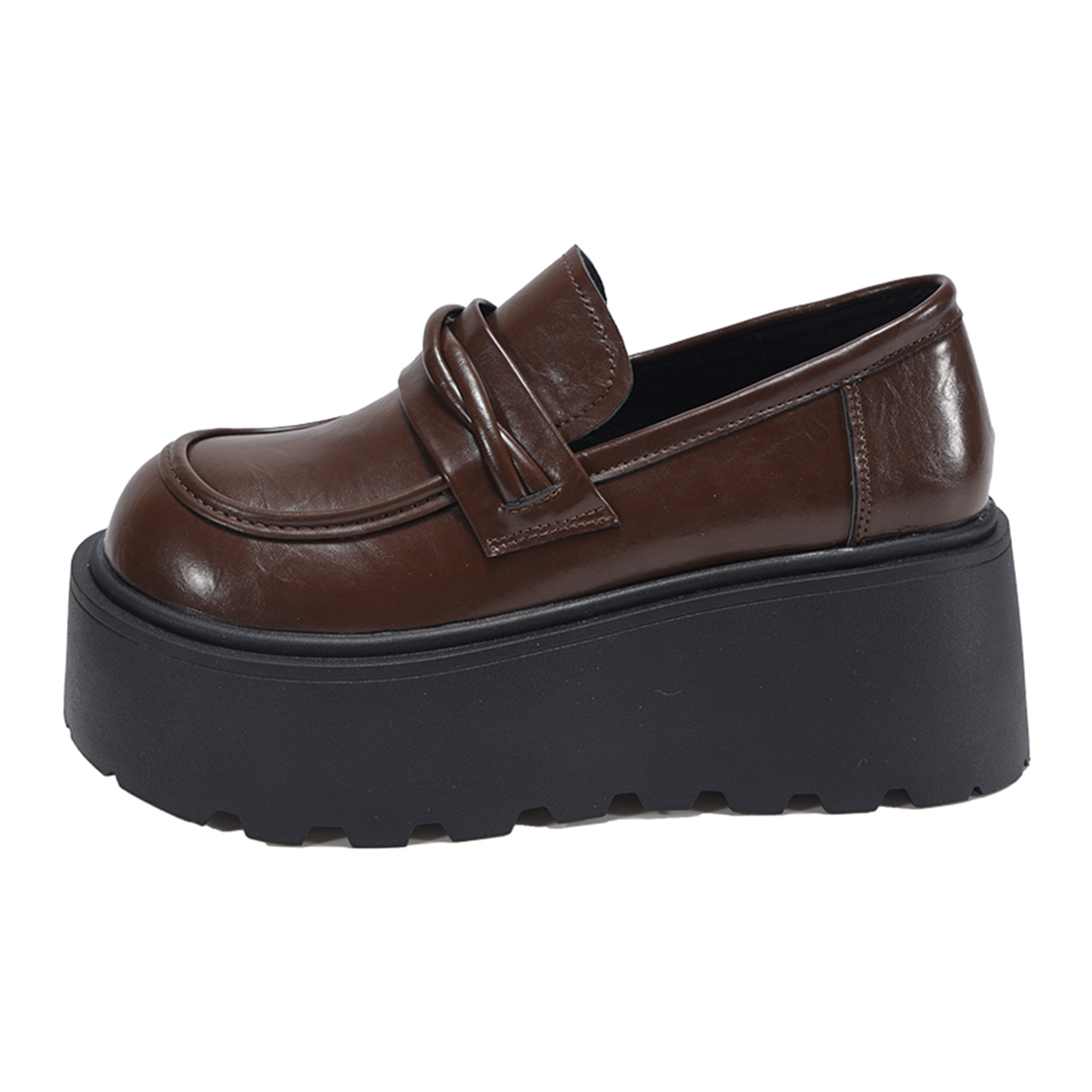 Worm's Home Коричневые лоферы женские, цвет Brown