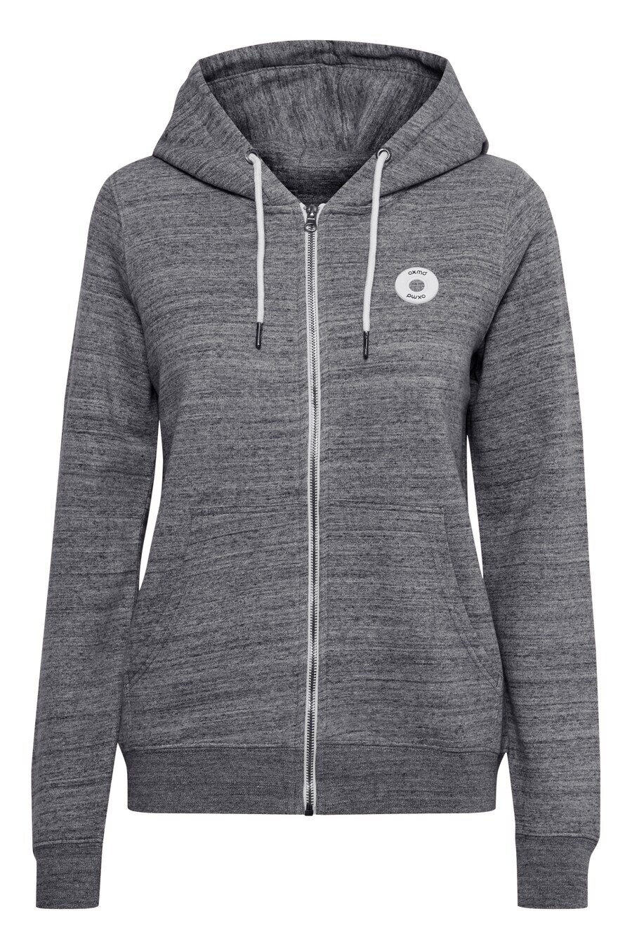 

Худи Oxmo Zip-Up Hoodie HELNA, цвет mottled grey