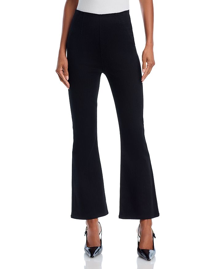 

Джинсы Carson Off Duty Flare Ankle Jeans в цвете Onyx Veronica Beard, черный
