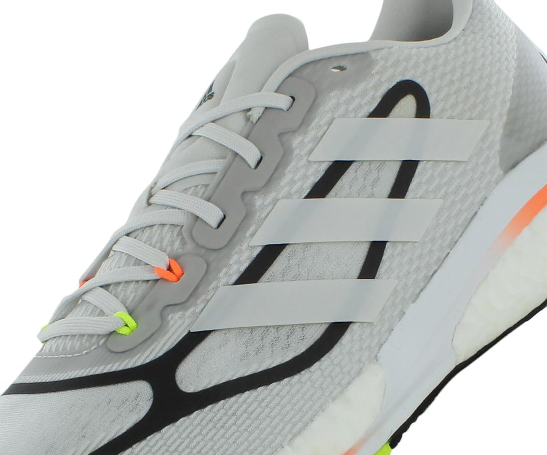 Мужские кроссовки для бега Adidas Supernova , белый/оранжевый/серый/серебристо-серый — фото 2