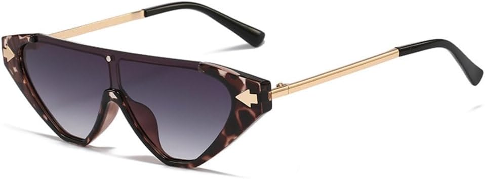 

Модные треугольные солнцезащитные очки 2027 года для мужчин и женщин, оправа из сплава и металла, линзы из поликарбоната и смолы, защита от ультрафиолета UV400 MTZJH, C6