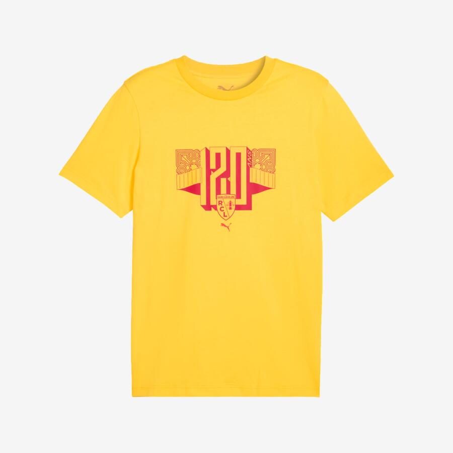

PUMA Футболка RC Lens, женская/мужская, хлопковая, сезон 25/26, 120 лет