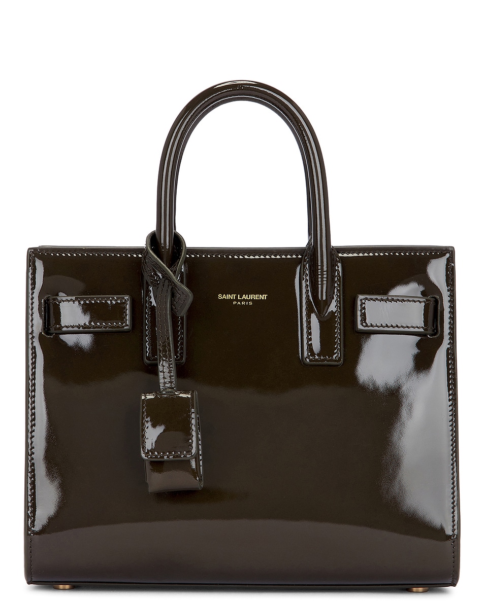 Сумка Nano Sac De Jour Saint Laurent, цвет Vineyard Green — фото 2