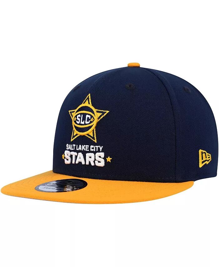 

Мужская темно-синяя, золотистая кепка Snapback Salt Lake City Stars 2022-23 NBA G League Draft 9FIFTY New Era, синий