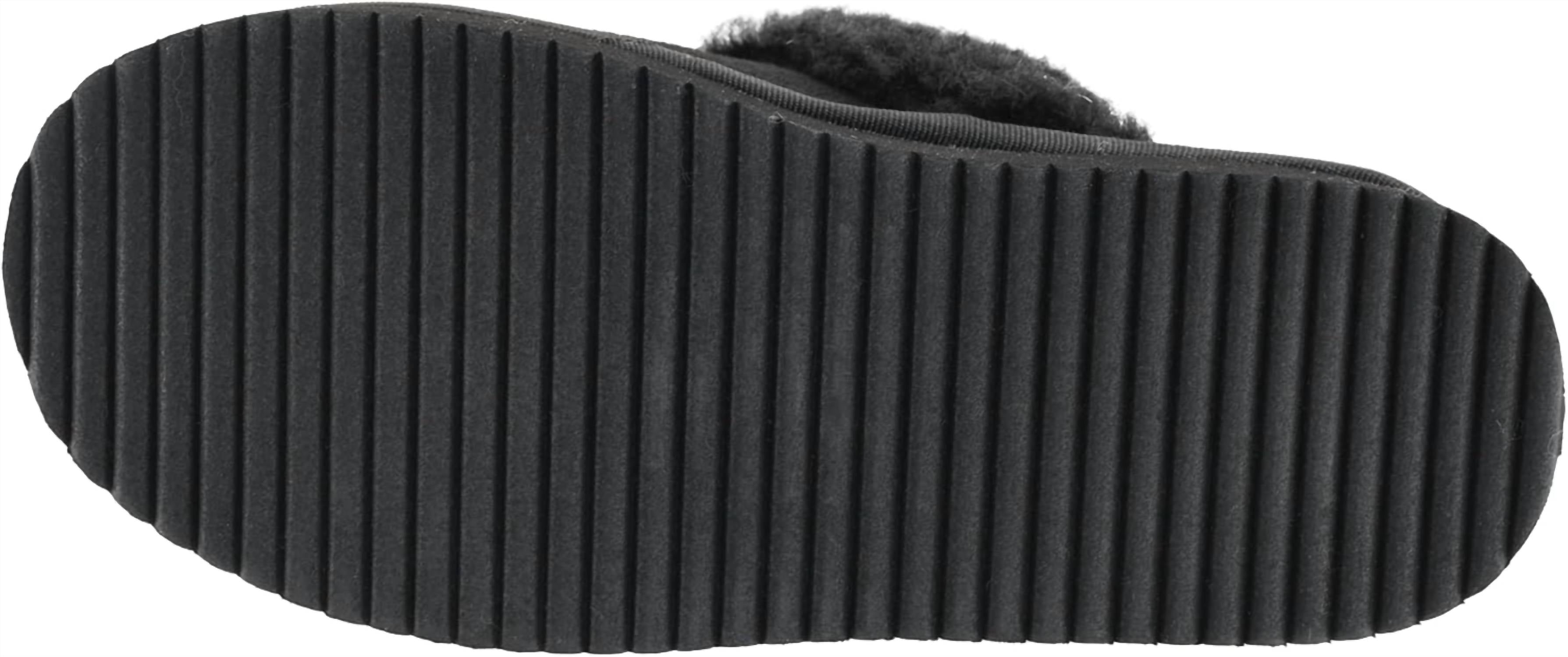 Женские тапочки Cuddle Up из черной искусственной замши Corkys Footwear — фото 4