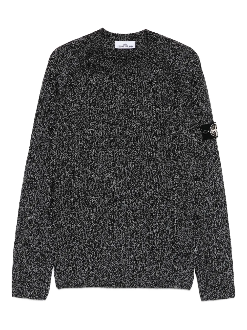 

Свитер в мелкую точку Stone Island, черный