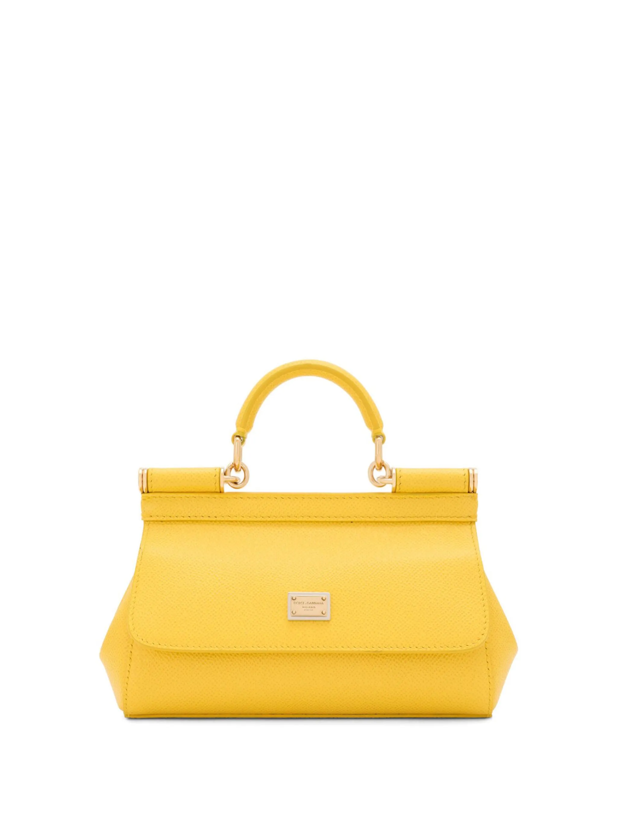 

Маленькая сумка-тоут Sicily Dolce & Gabbana, желтый