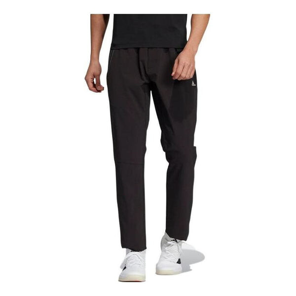 

Спортивные штаны Men's adidas Solid Color Small Logo Straight Sports Pants/Trousers/Joggers Black, черный