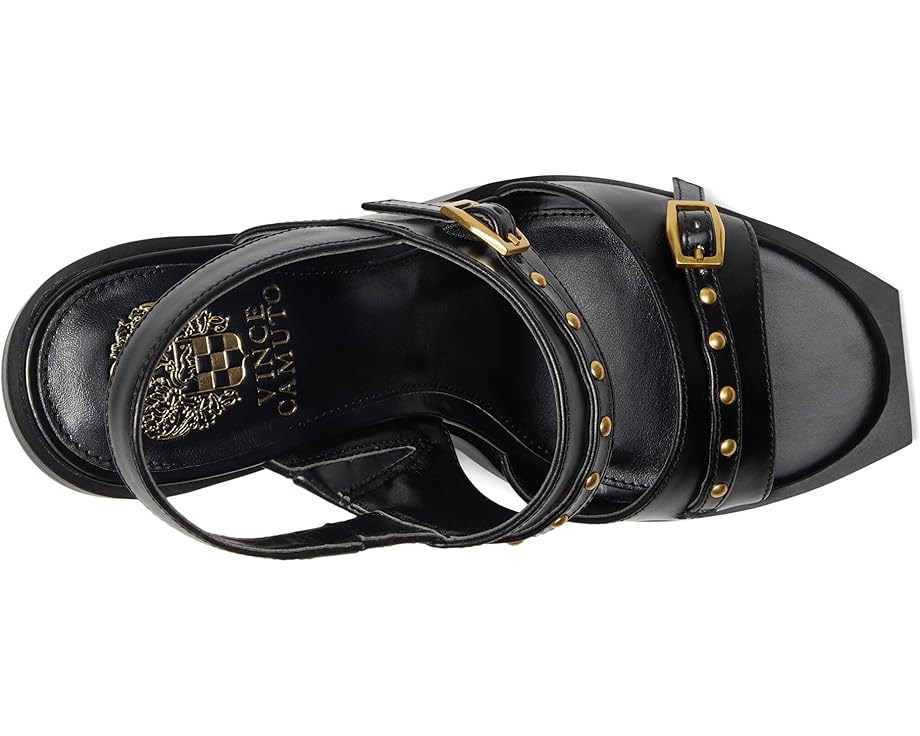 Туфли Vince Camuto Ridena Studded Buckle High Heel Sandals, черный — фото 2