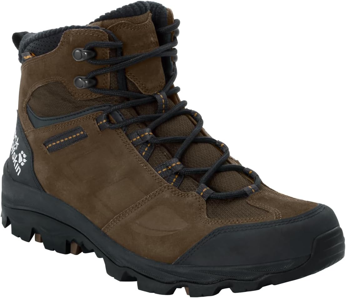 Мужские походные ботинки Jack Wolfskin Vojo 3 Wt Texapore Mid M, коричневый — фото 4