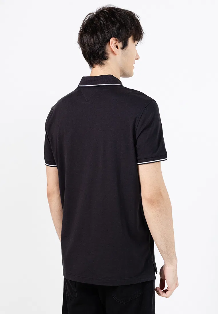 Поло Performance Regular Fit Quick Dry, Th Mainline Tommy Hilfiger, черный/мультиколор — фото 2