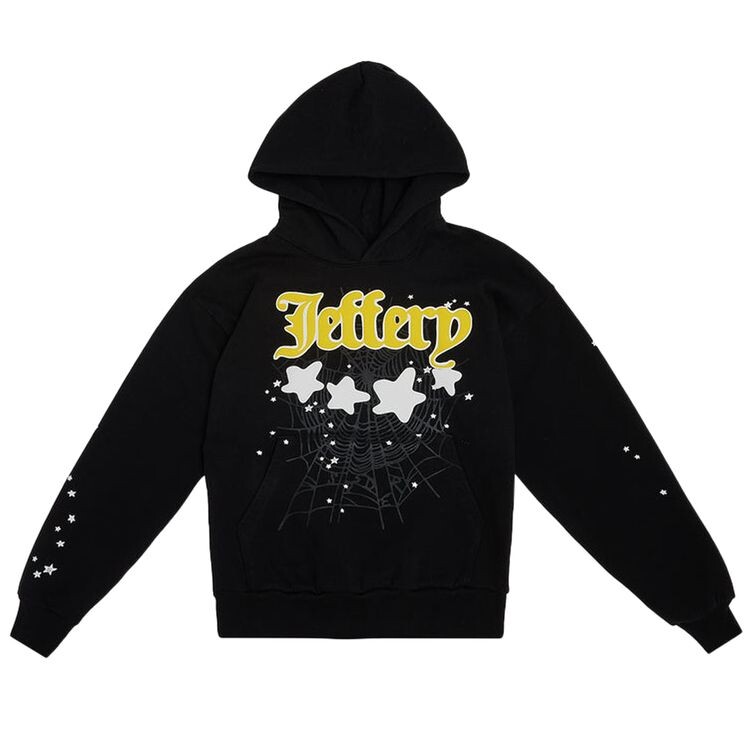 

Худи Sp5der Jeffery Hoodie Black, черный