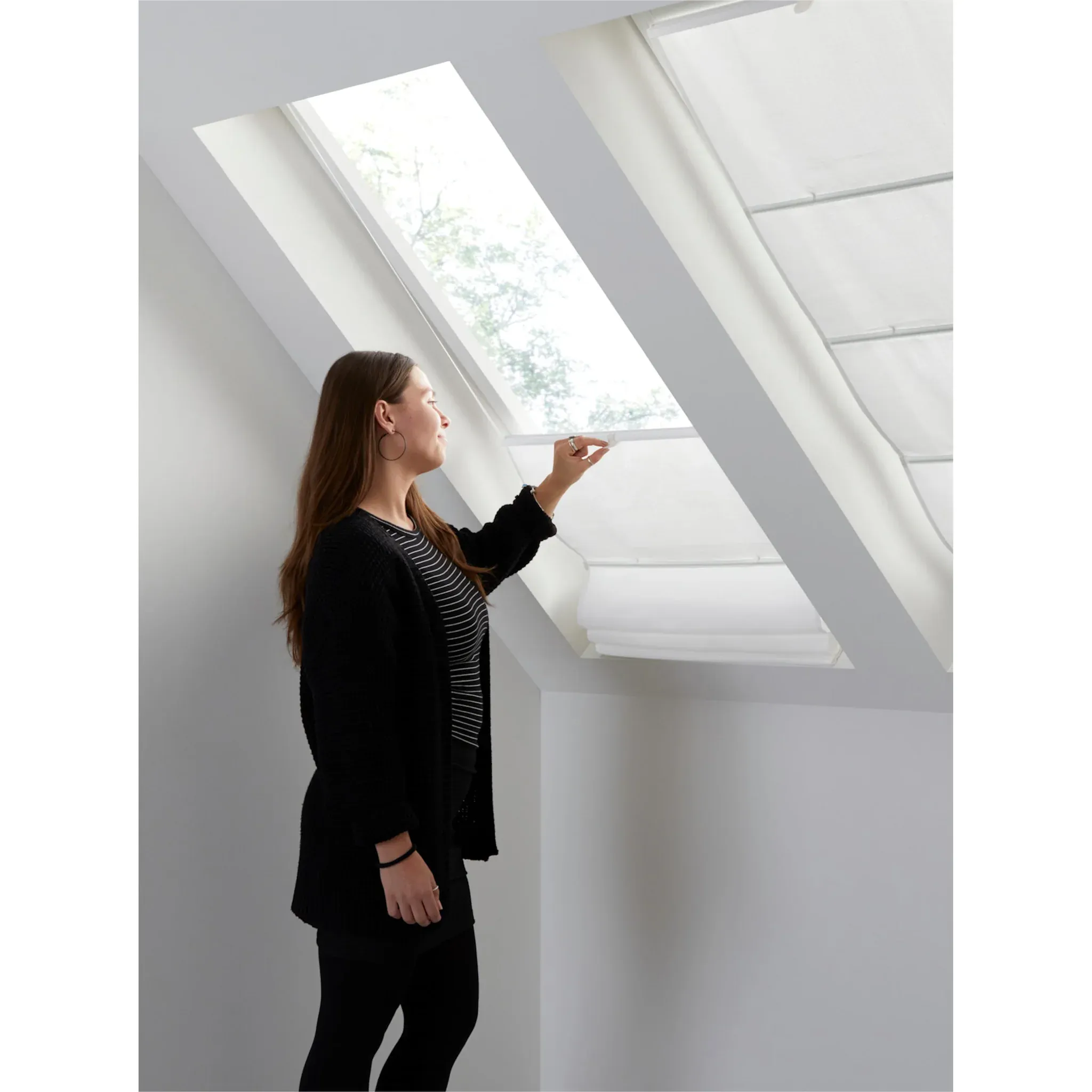 

Heine Home Римская штора с зажимом, цвет offwhite