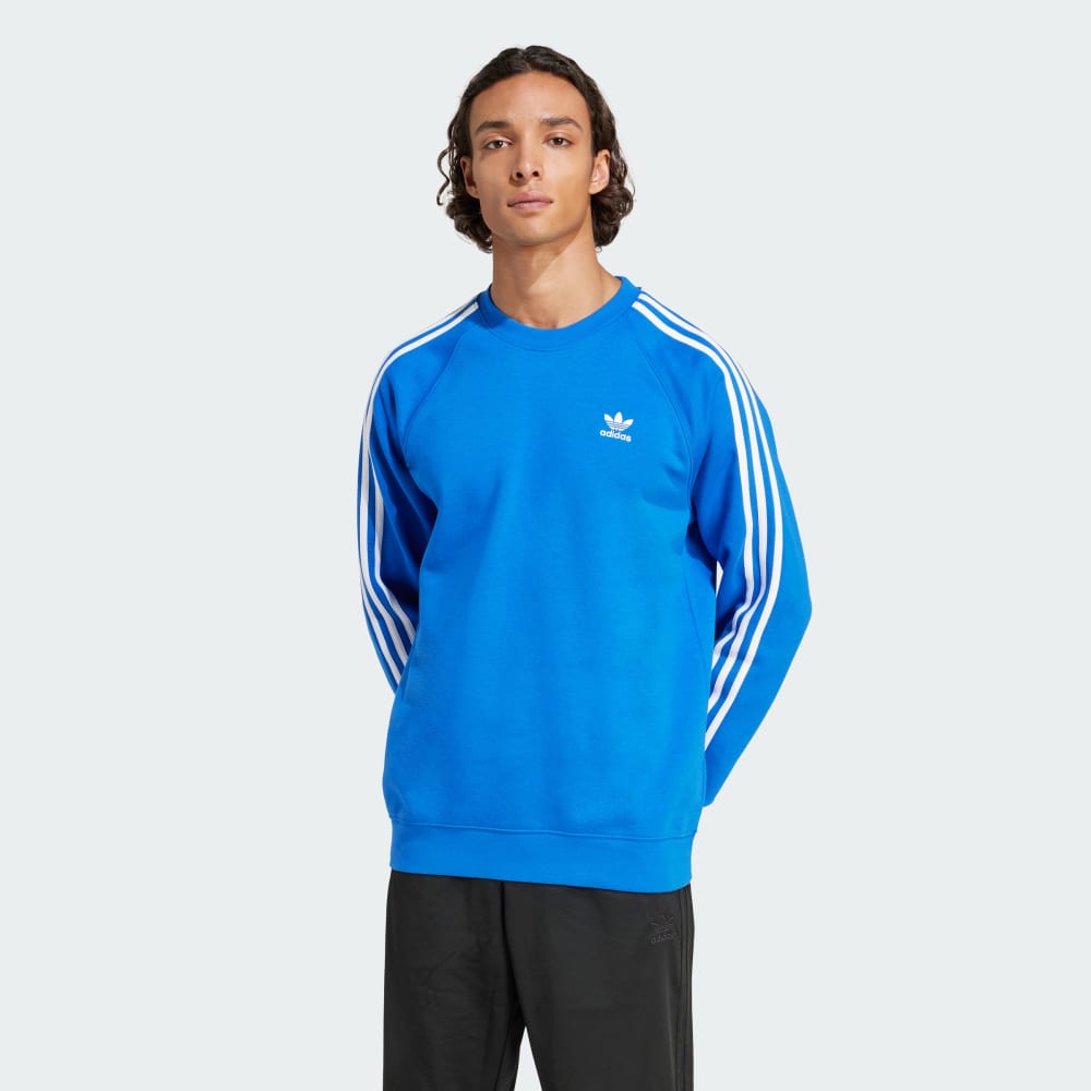 

Толстовка Adidas Adicolor Classics 3-Stripes Crew, синий