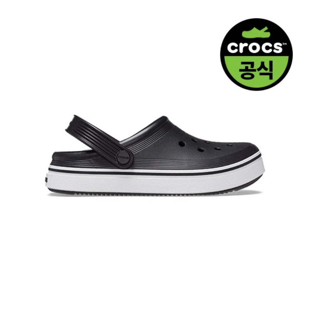 Детские чёрные клоги Off Court от Crocs — фото 3