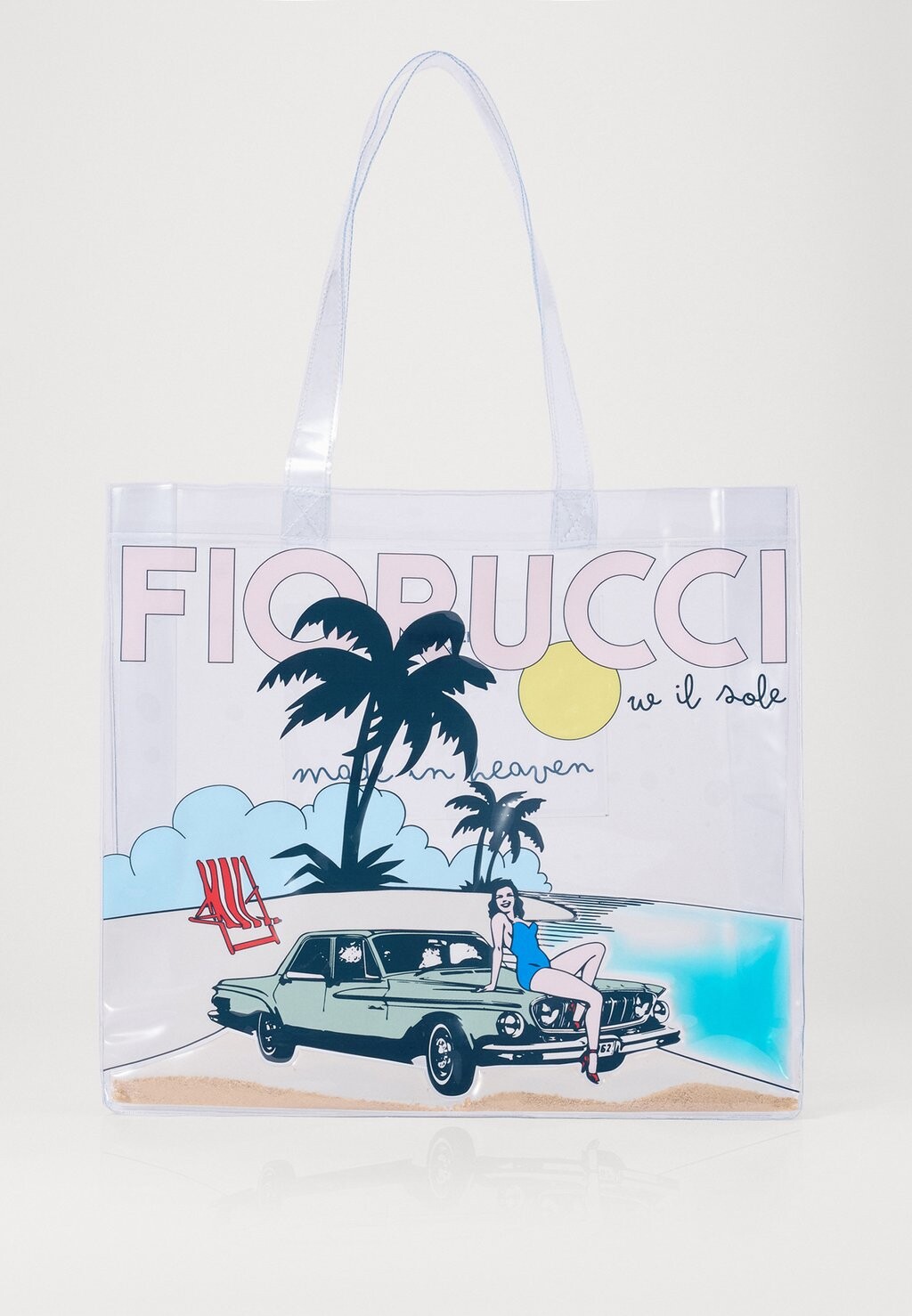 

Сумка-тоут BEACH PRINT TOTE BAG UNISEX Fiorucci, мультиколор
