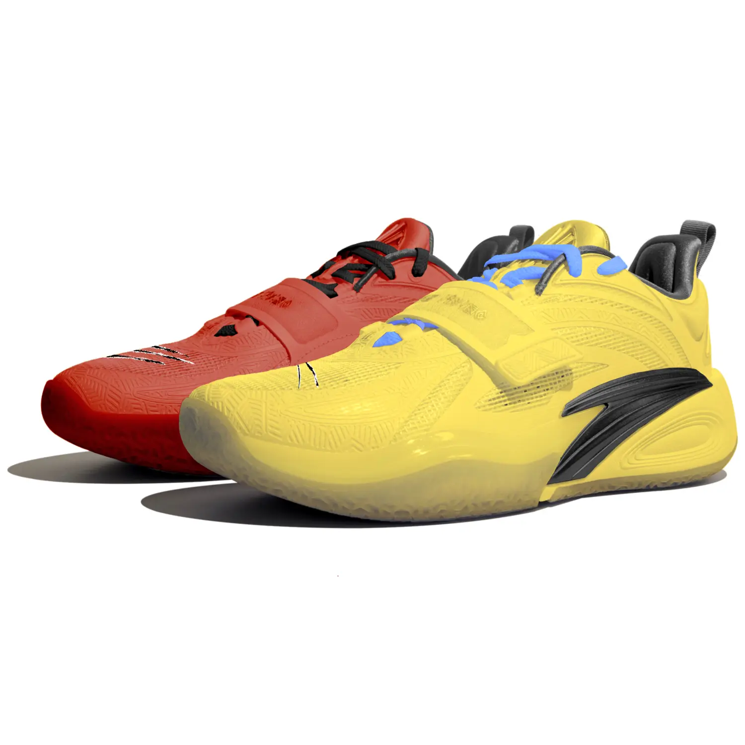 

Баскетбольные кроссовки KAI 1 Basketball Shoes Unisex Low-Top Red/Yellow Anta