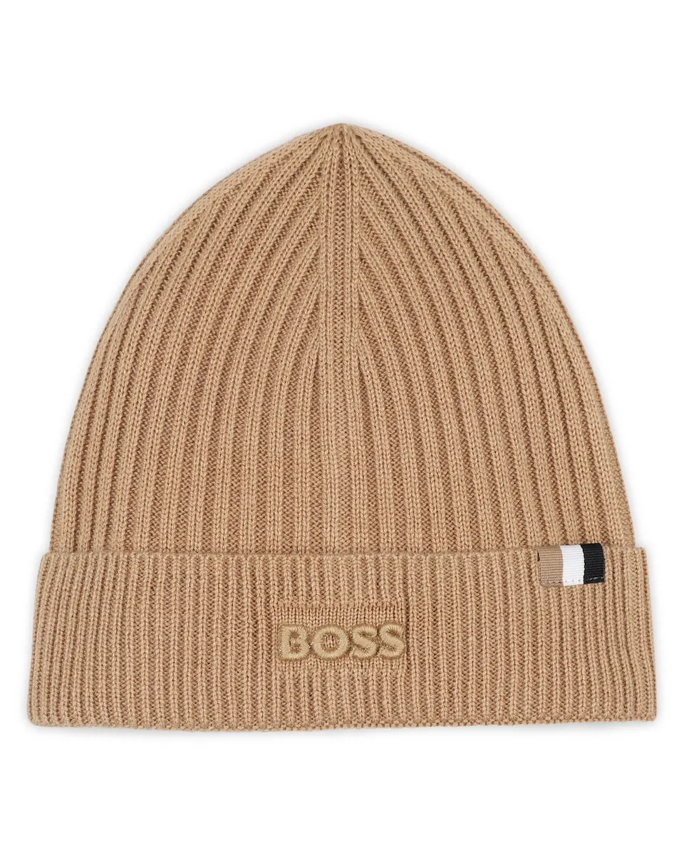 

Шапочка для маленького мальчика из полиэстера BOSS Kidswear, коричневый