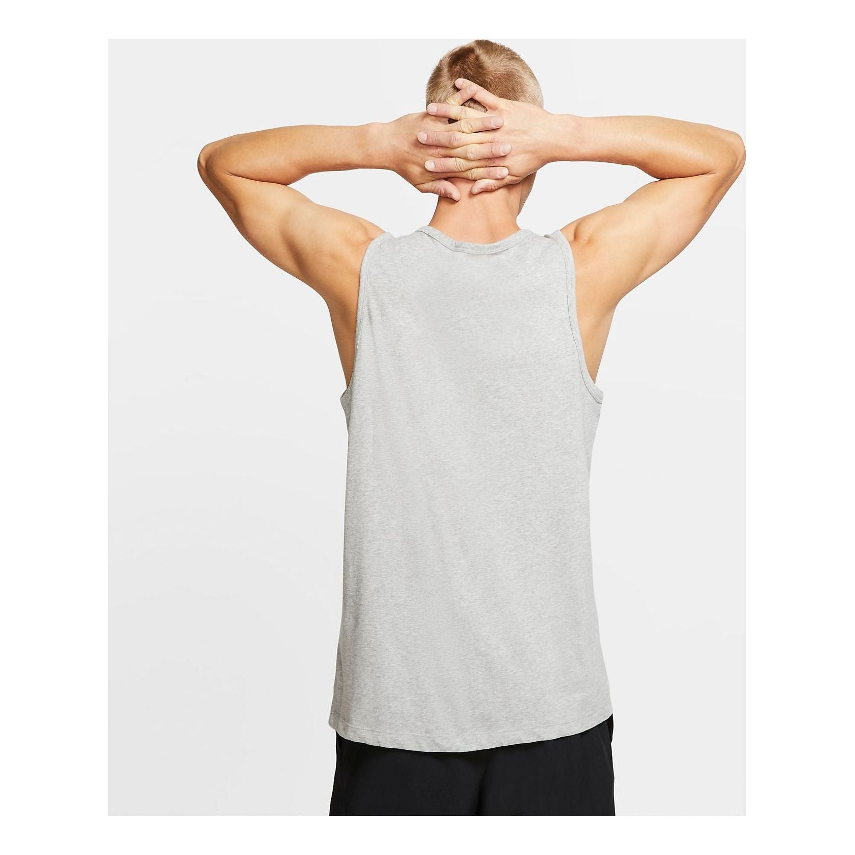 Спортивный топ Nike Dri-FIT Tank Top 'Grey' AR6070-063, серый — фото 2