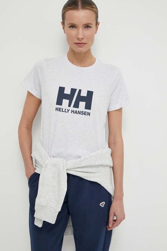 

Хлопковая футболка Helly Hansen, серый