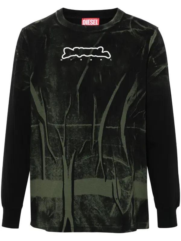 Футболка с длинными рукавами T-Just-Ls-N Diesel, черный