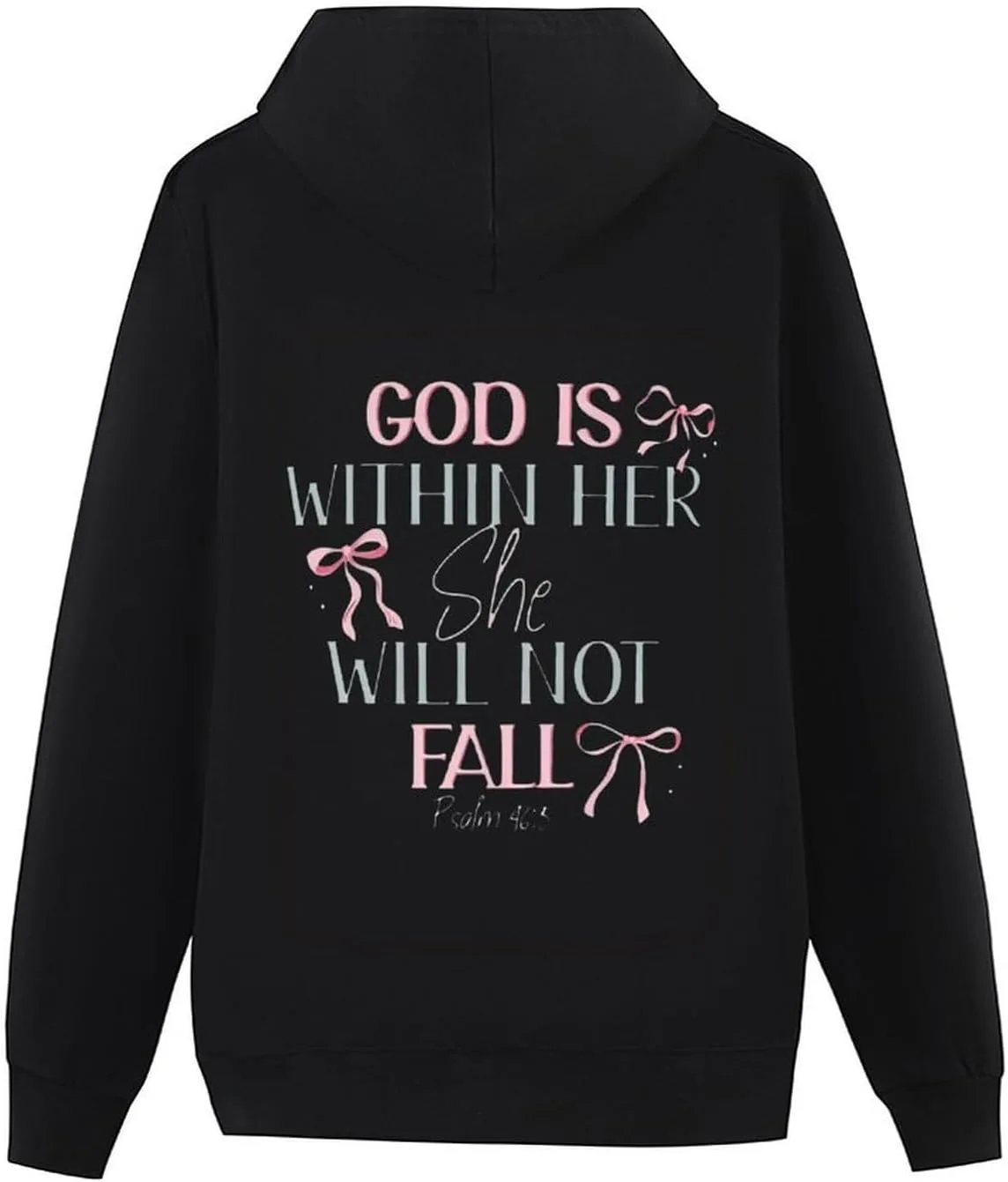 Толстовка с капюшоном God Is Wi, мужская, мягкая, винтажная, с карманом — фото 3