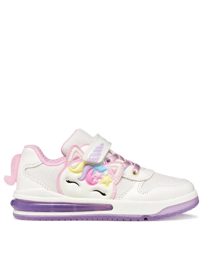 Geox Кроссовки J Sketlite Girl J65NWB 0EWBC C0406 D белые