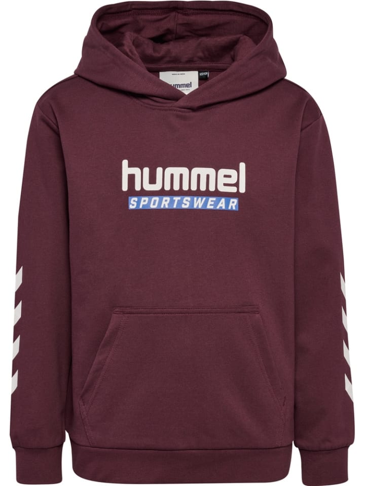 

Детская толстовка с капюшоном "Logo Hoodie" фиолетового цвета Hummel