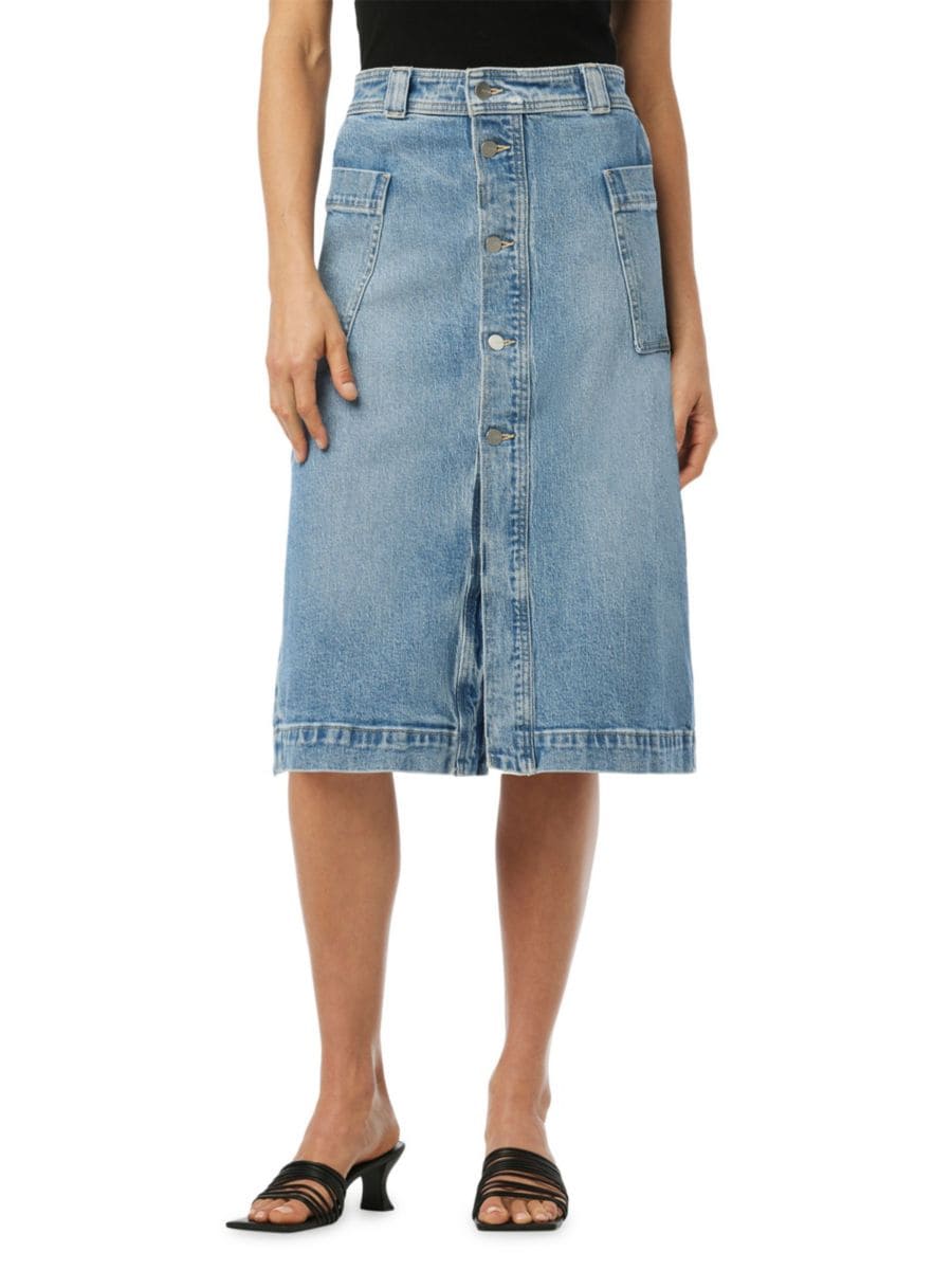 

Юбка-миди Phoebe Denim Joe's Jeans, синий