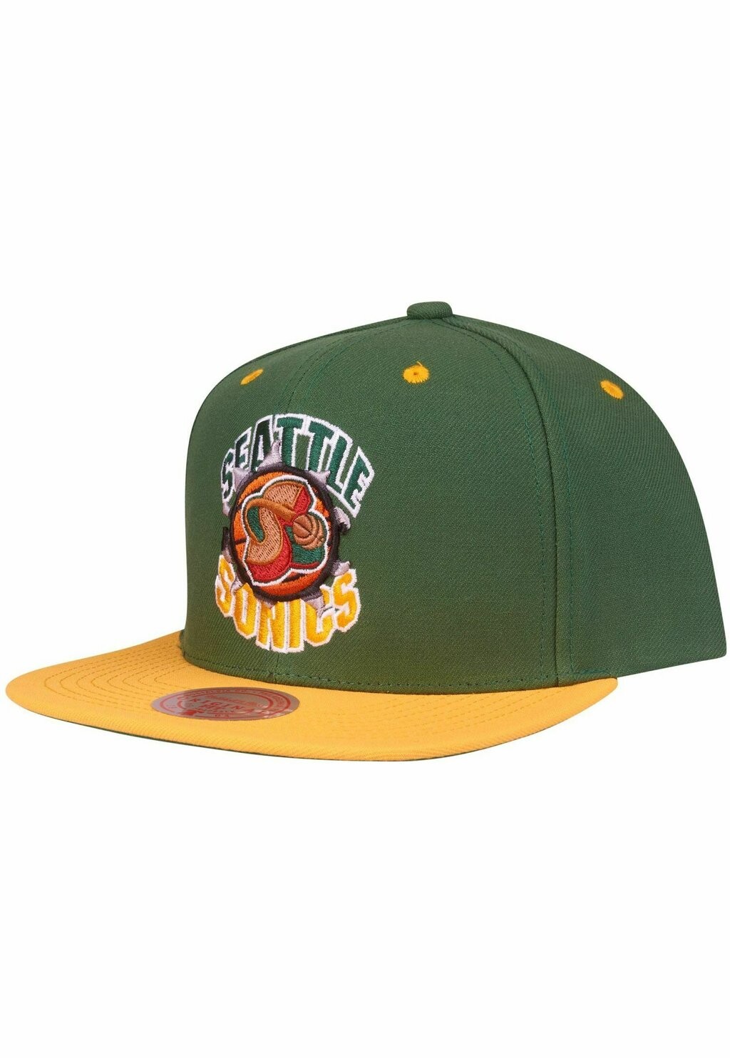 

Бейсболка BREAKTHROUGH SEATTLE SUPERSONIC Mitchell & Ness, цвет celtic green