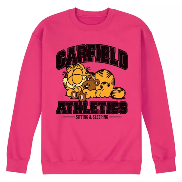 

Мужская флисовая толстовка Garfield Sleeping Athletics Licensed Character, пурпурный
