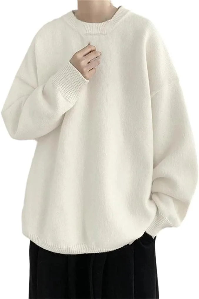 

Мужской свитер пуловер свободного кроя