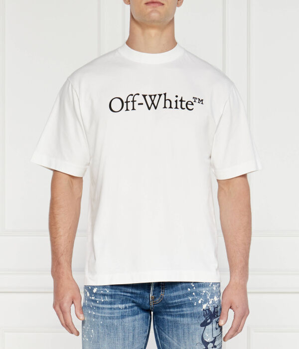 

Футболка Off White свободной посадки, белый