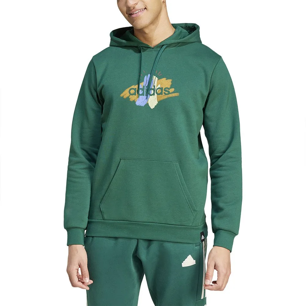 

Худи adidas Codes Graphic, зеленый