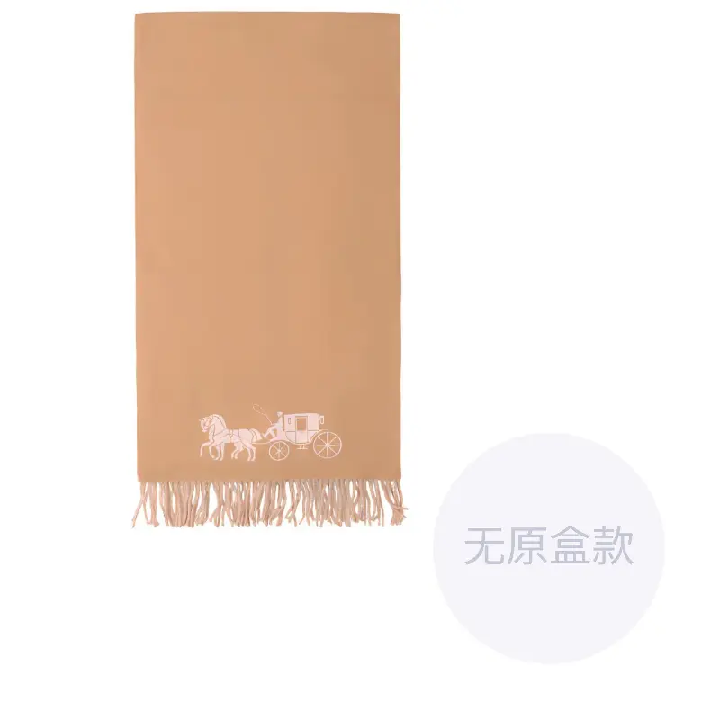 

COACH Шерстяной вязаный шарф унисекс хаки, Khaki