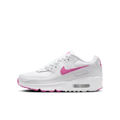 

Кроссовки Nike Air Max 90, цвет White/Laser Fuchsia