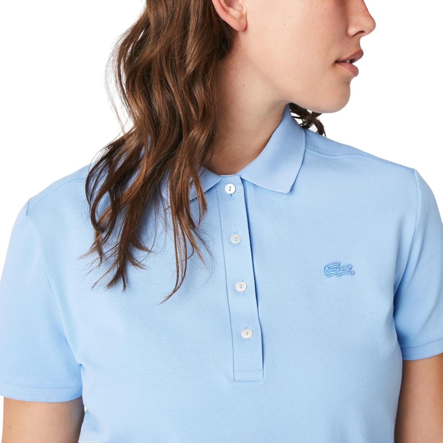 Поло Lacoste Classic Blue Slim Fit — фото 2