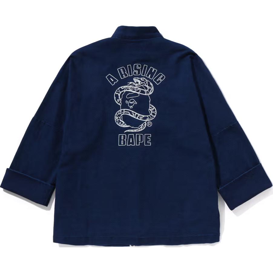 

A BATHING APE Курка коллекции года Змеи унисекс индиго, Indigo