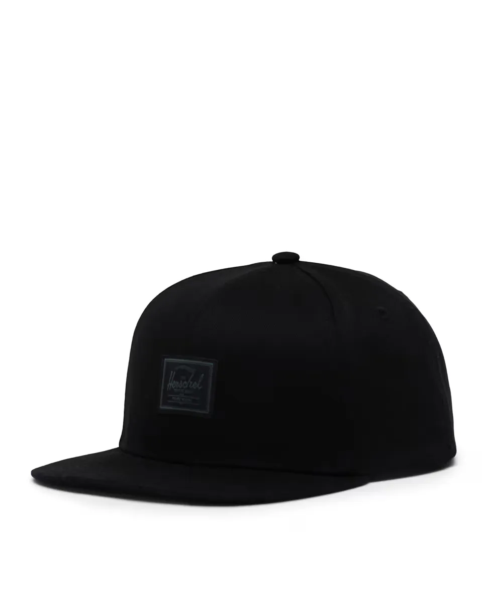 

Кепка унисекс из черной ткани Herschel, чёрный