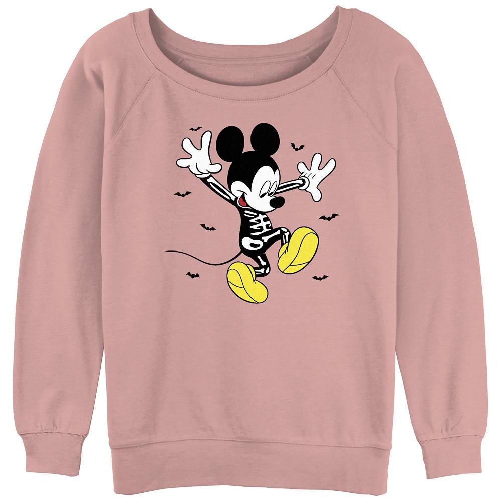 

Скелет Микки Мауса Диснея и пуловер с графическим рисунком Bats Juniors Disney, цвет Desert Pink