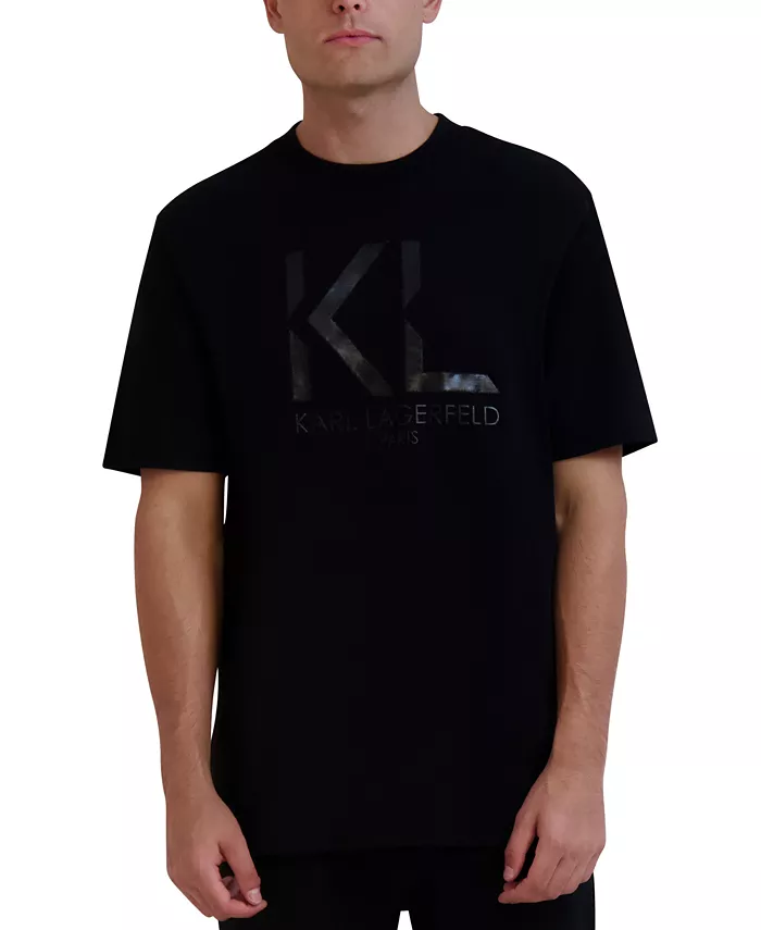 

Мужская футболка KL Logo KARL LAGERFELD PARIS, черный