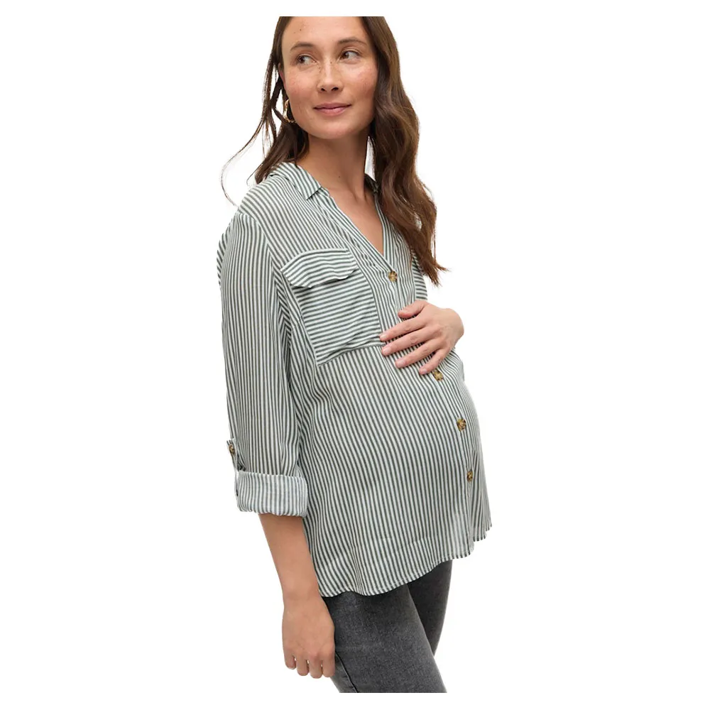 

Рубашка с длинным рукавом Vero Moda Bumpy Maternity, серый